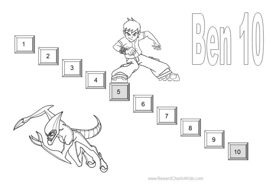 Ben 10 Reward Chart Free Printables Printable Templates