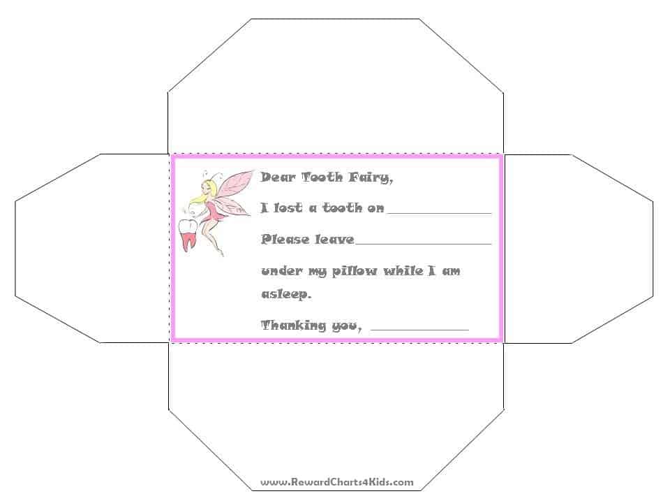 FREE Official Tooth Fairy Certificate & Letter | Customize FREE