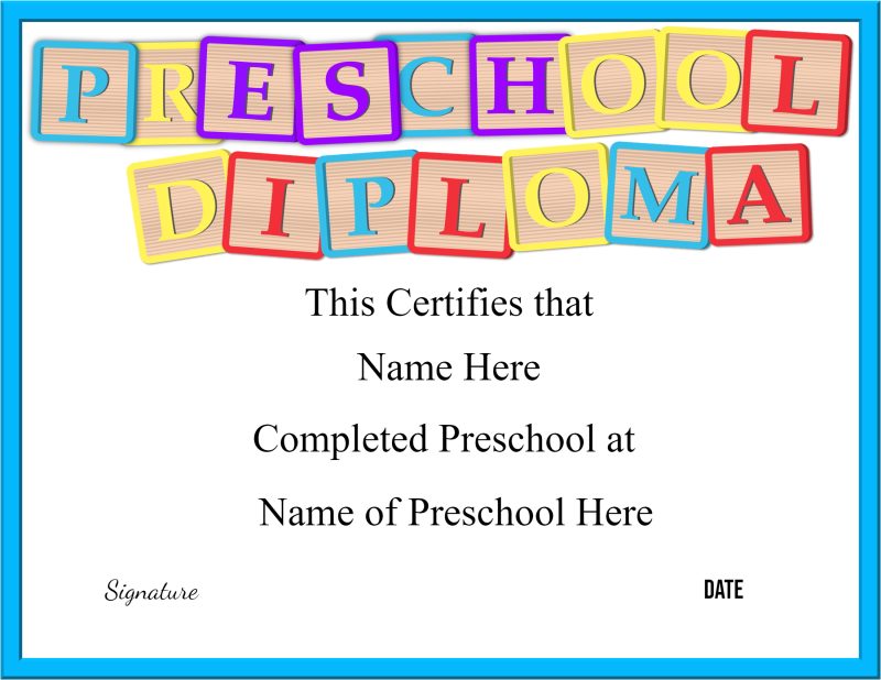 FREE Preschool Graduation Certificate | Customize Online