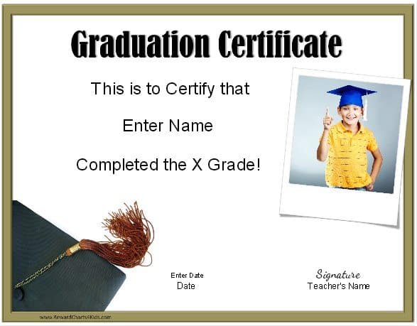 Free custom printable diploma certificate templates