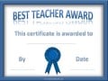 Teacher of the Year Award Certificates | Customize Online & Print at Home