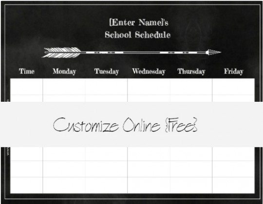 school schedule creator free online