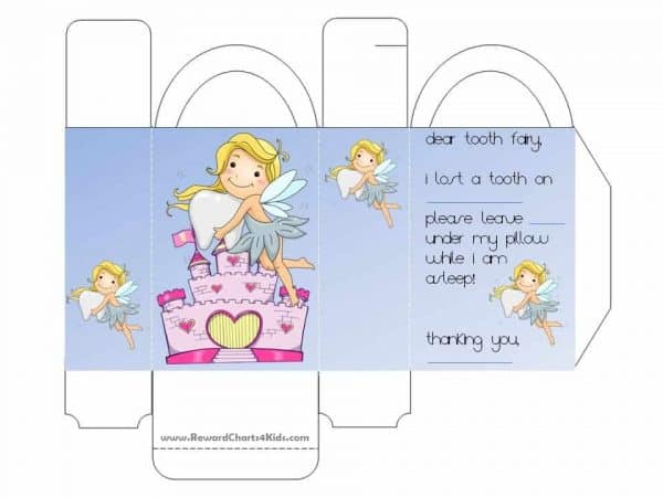 tooth fairy letters template