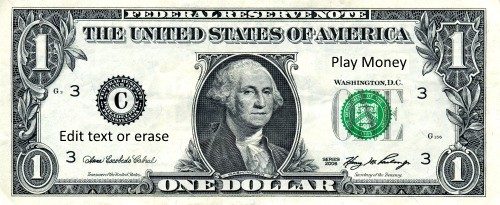 1 Dollar Bill Template, Math Resources