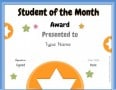 Free Student of the Month Certificate | Customize Online