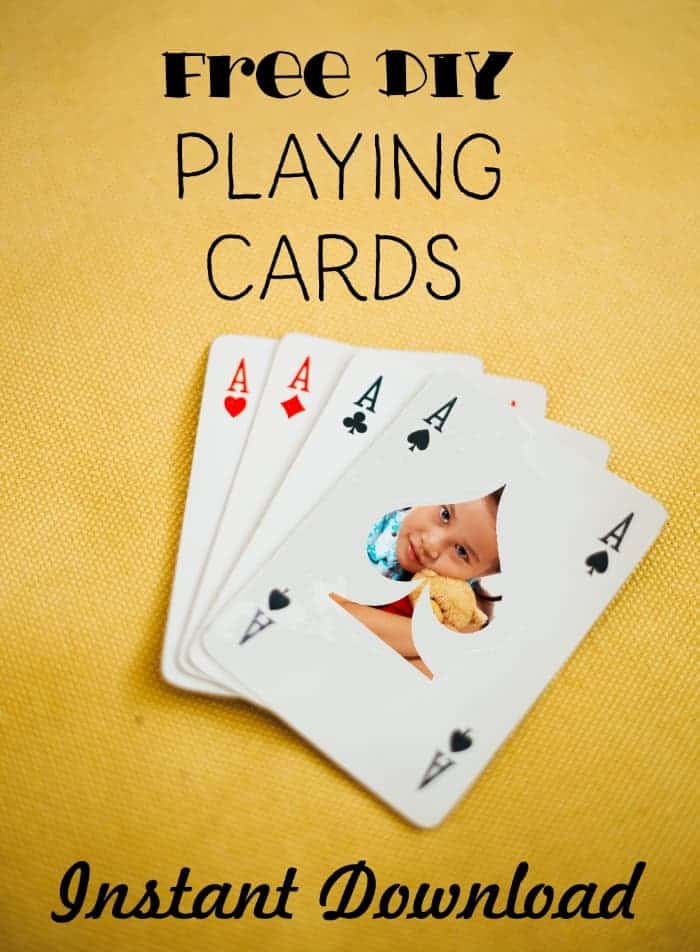 Free Printable Custom Playing Cards Add Your Photo And or Text