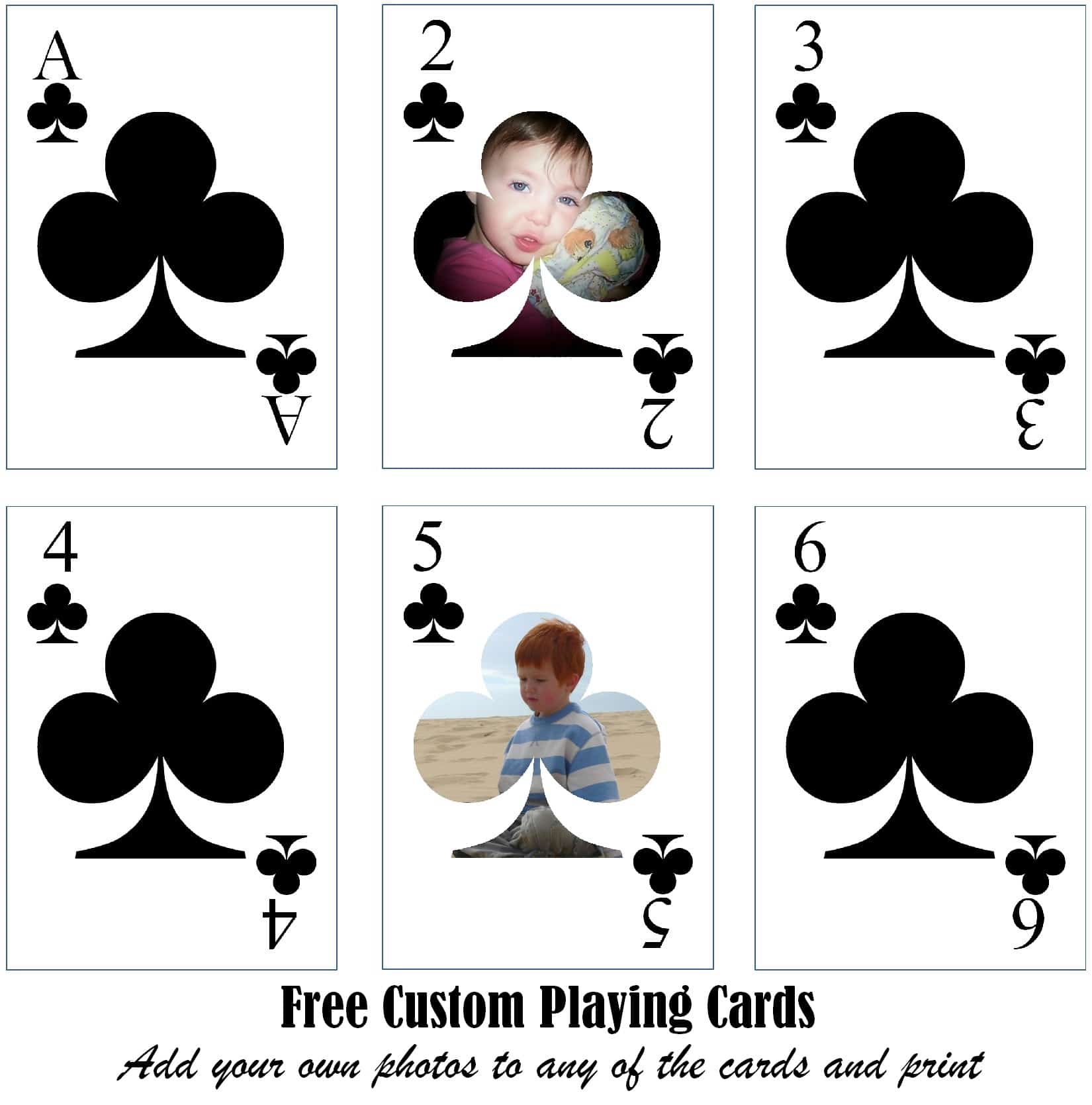 playing card design template