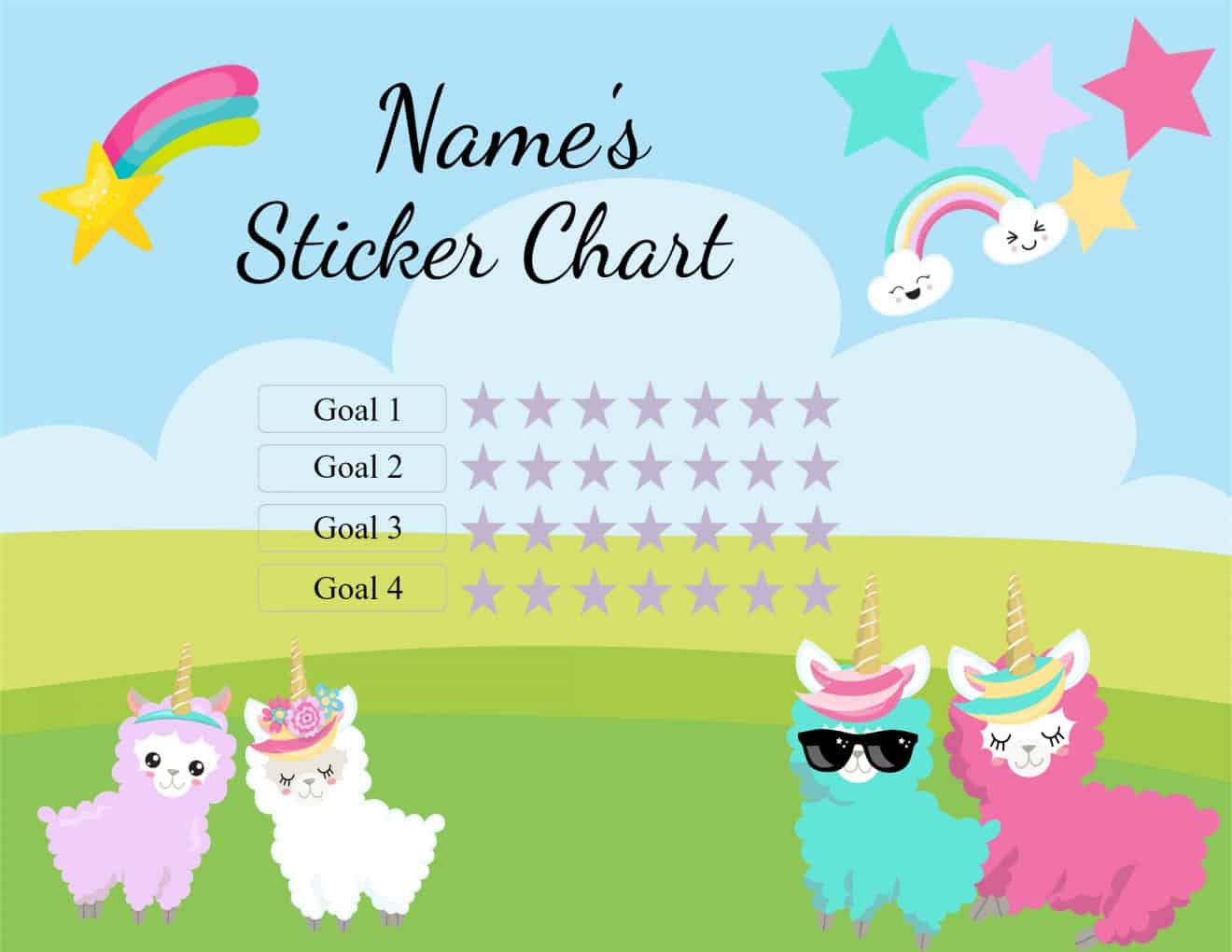 Potty Chart DIY | Free online potty chart maker | No registration required