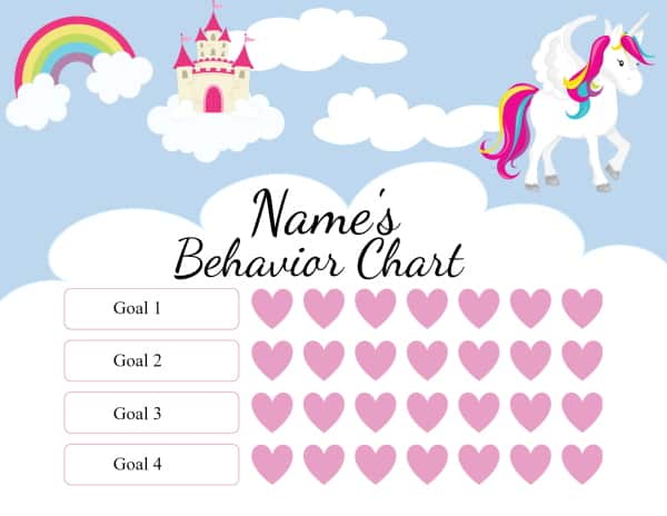 FREE Editable Daily Behavior Chart | Many Designs are Available