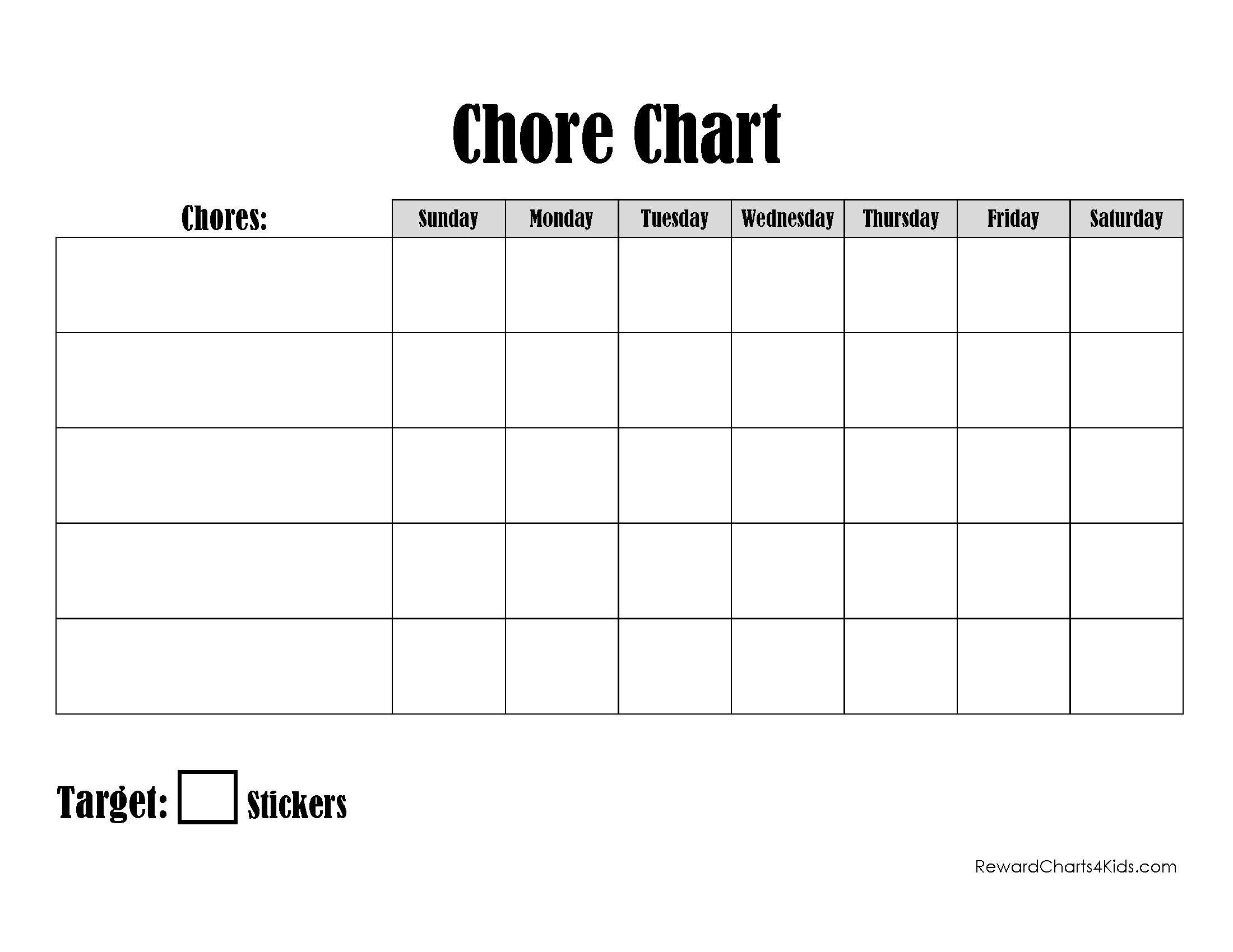 Kalyan Chart Chore Chart Example Calendar Printable Images And Photos Finder