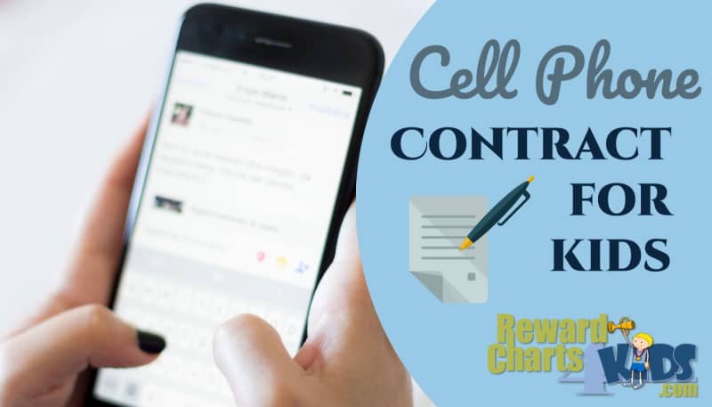 Free Printable And Editable Cell Phone Contract For Kids