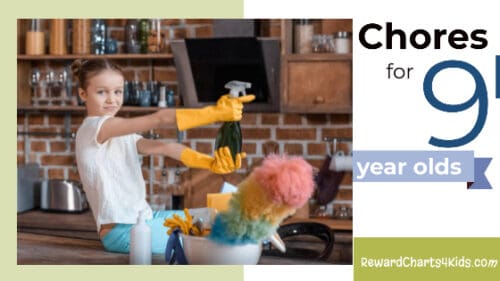 Chores For 9 Year Olds Chore List Free Chore Charts