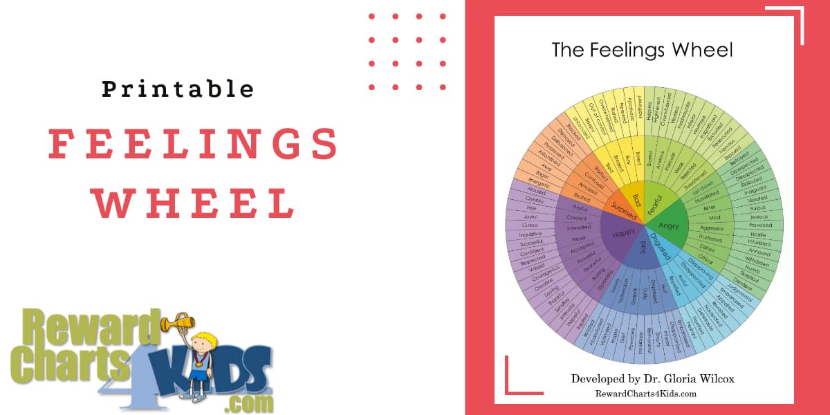 Feelings Wheel Toddler Printable Pdf