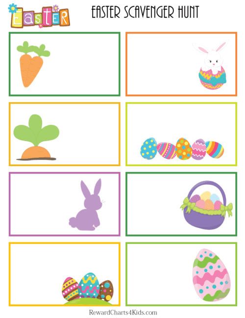 Scavenger Hunt Easter | Free Printable Clues