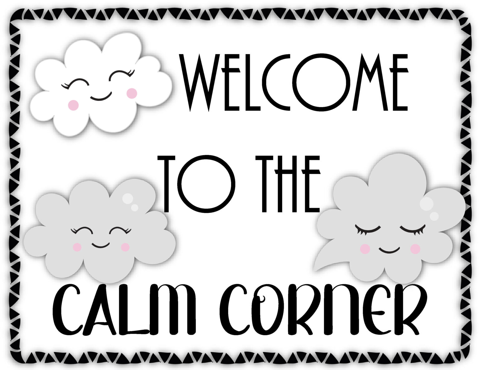 How To Create And Use A Calm Corner FREE Calming Corner Posters