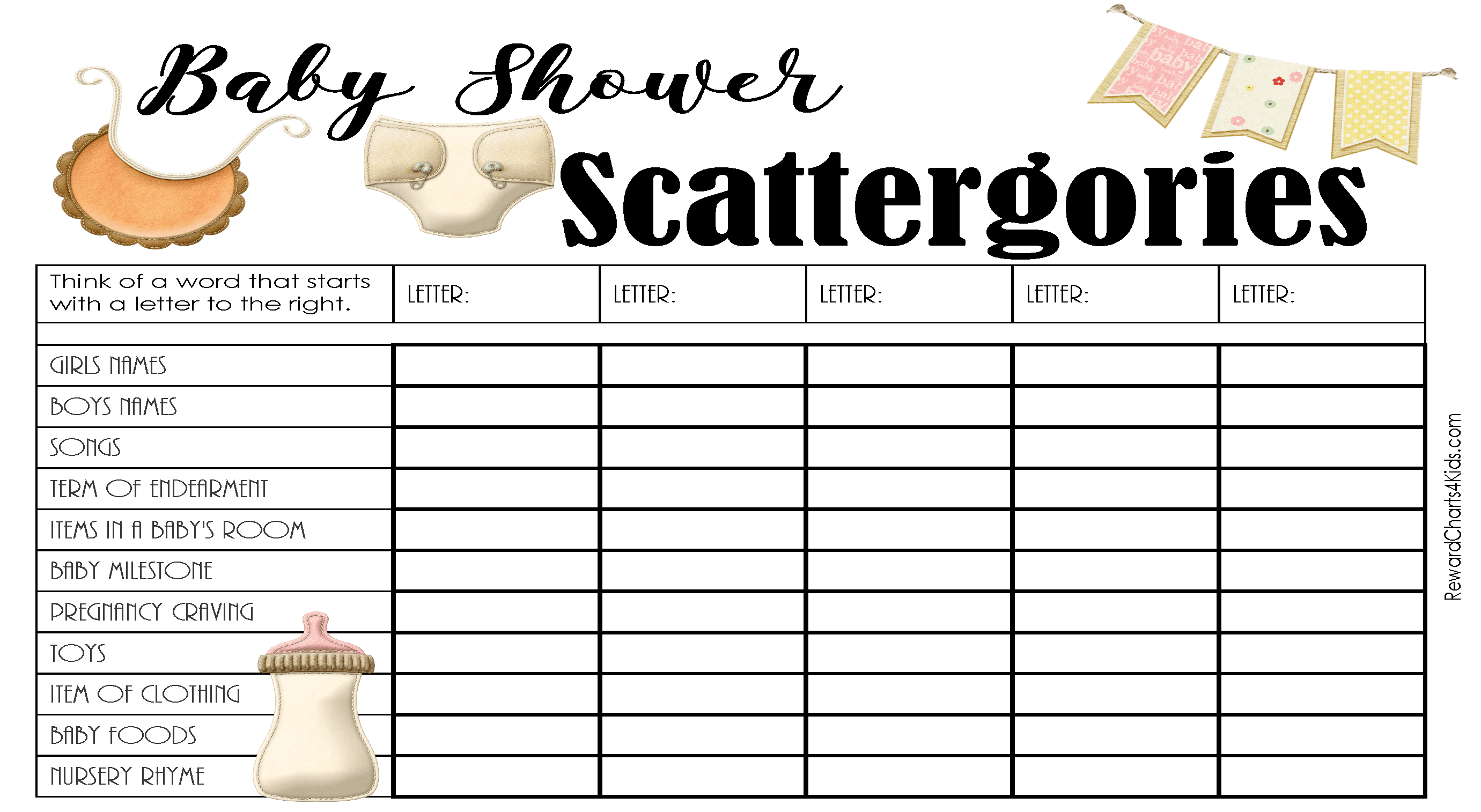 scattergories questions lists downloadable free