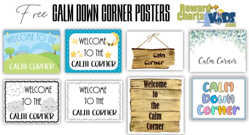 Printable Poster for Helping Children Calm Down 