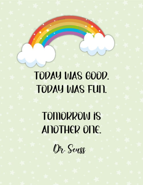 FREE Printable Posters With Dr Seuss Graduation Quotes