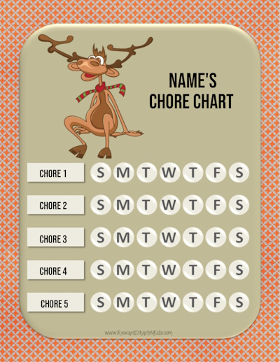 Animal chore chart