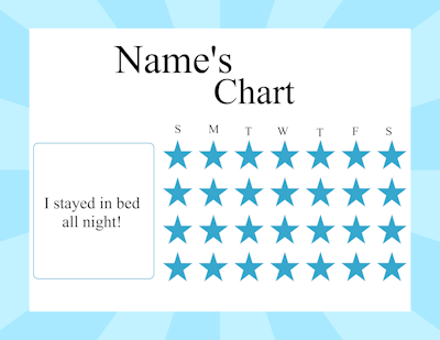 stay in bed sticker chart printable free