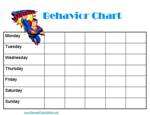 Free Behavior Charts